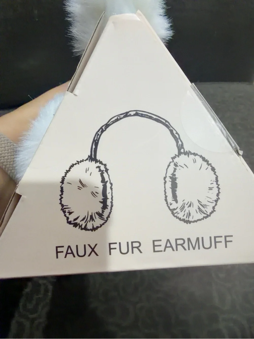 Nanette Lepore White Faux Fur Earmuffs
